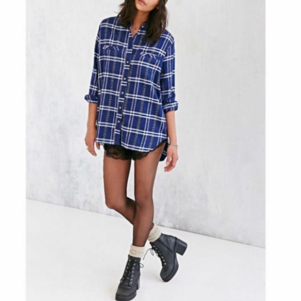 Urban Outfitters BDG Obie Oversized Flannel - Picture 2 of 11